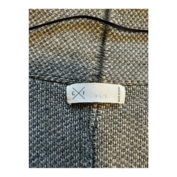 Gentle Fawn Cardigan Sweater Short Sleeves Shawl Collar Knit Gray Womens XS/S - Picture 6 of 11